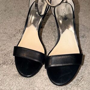 Michael Kors Black and Cream Heels